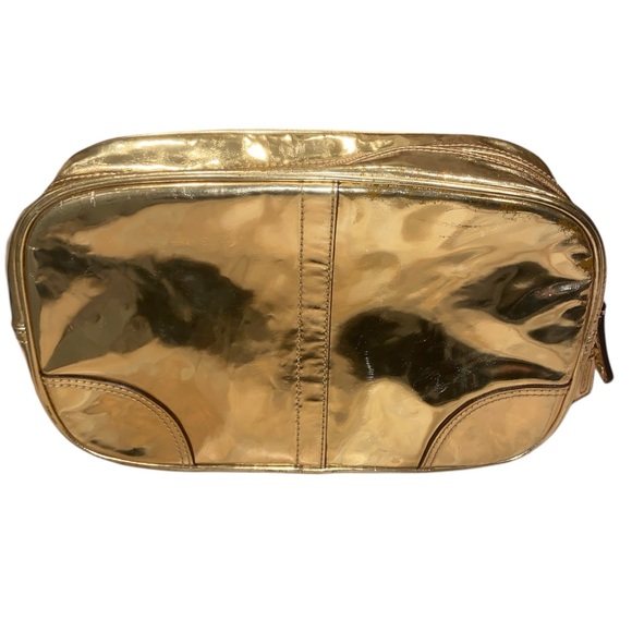 Coach Legacy Gold Cosmetic Bag with Metallic Finish NWT - Picture 10 of 10